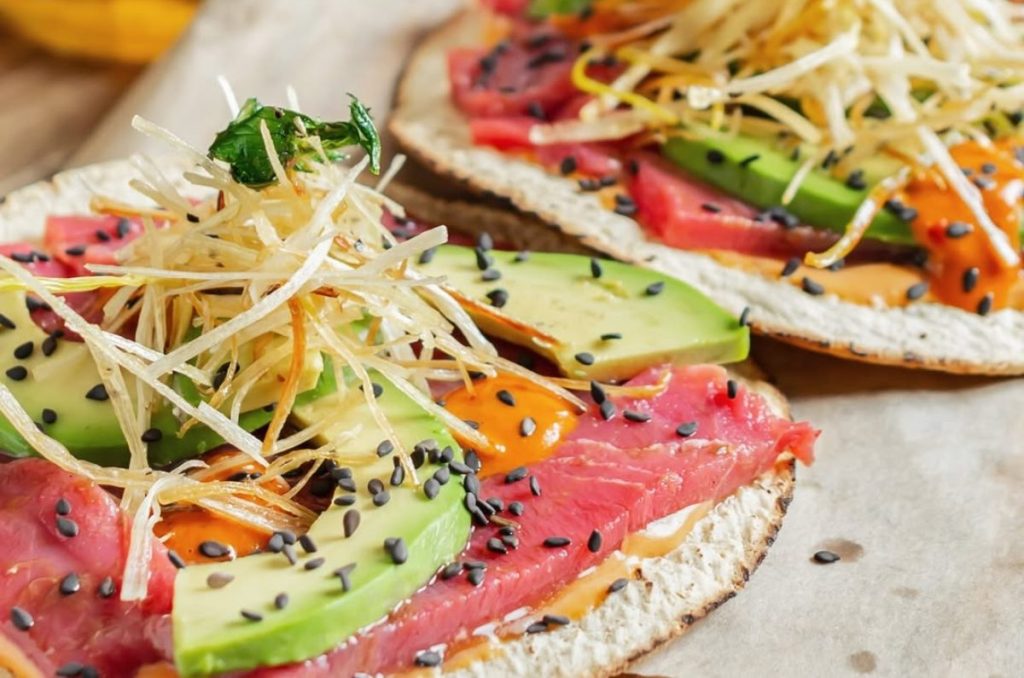 Así son las tostadas de atún en Tucco