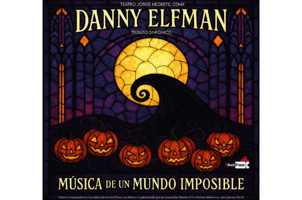 Danny Elfamn concierto tributo películas de Tim Burton en CDMX Halloween 2025