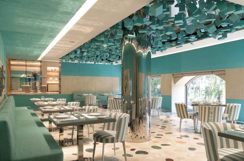 Blue Box Café de Tiffany's en Polanco