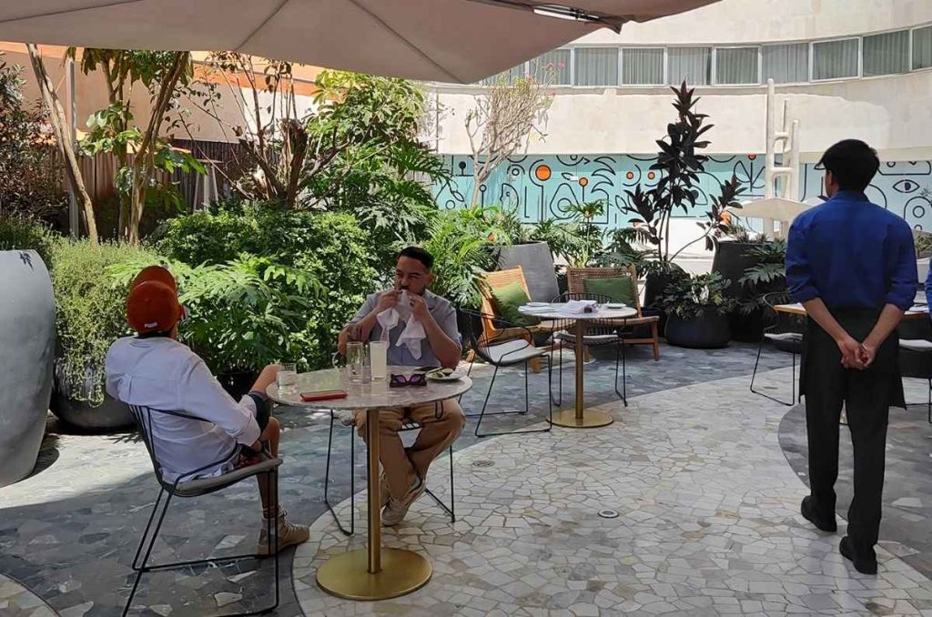 Brunch dominical Pórtico del Hotel Andas