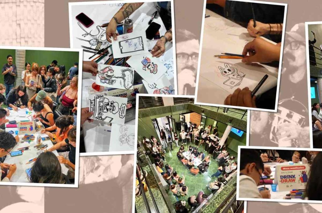 10 años de Drink and Draw: el encuentro que unió a los amantes del dibujo en CDMX