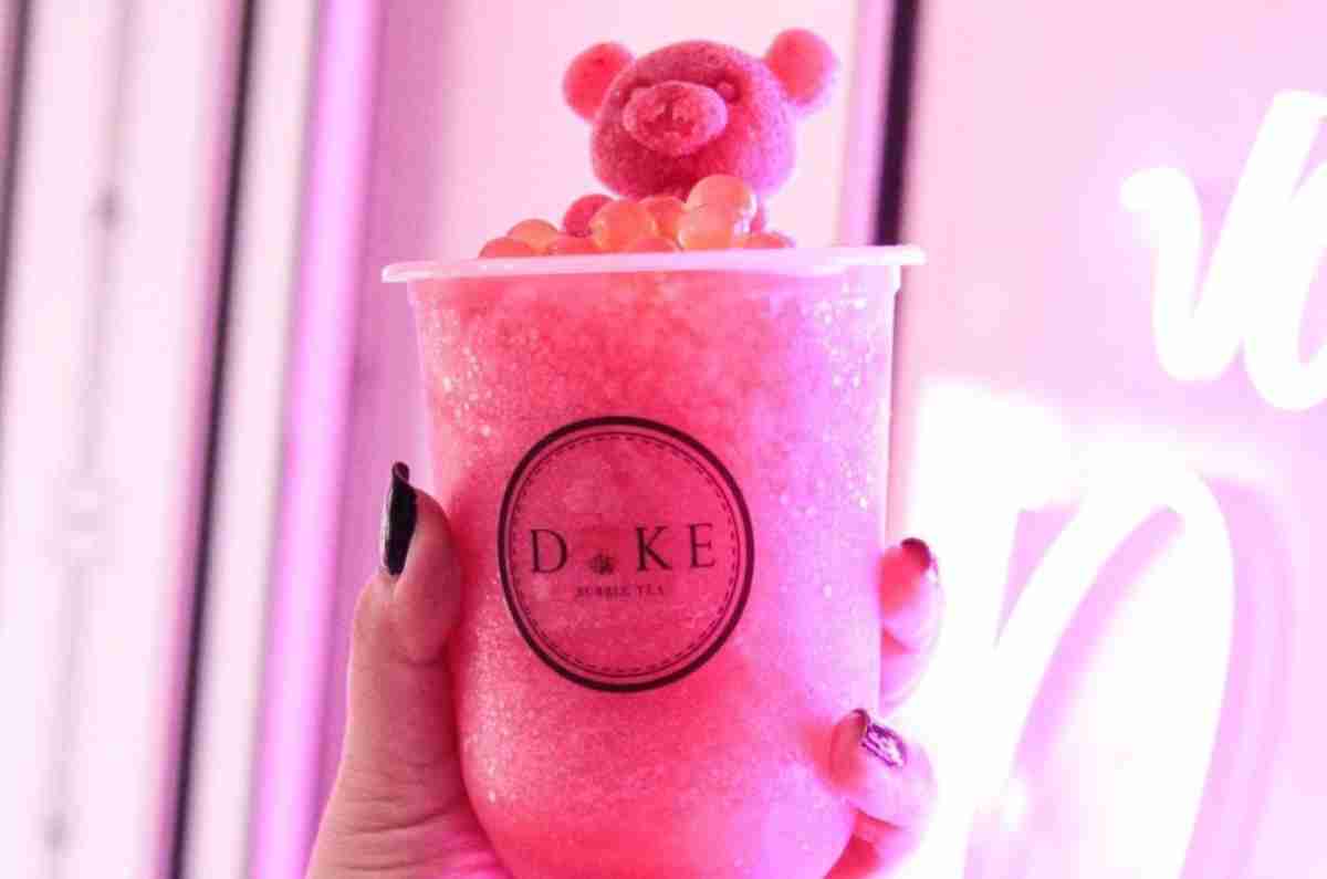 Duke Bobas, el bubble tea con un adorable topping de osito ¡Lo amarás!