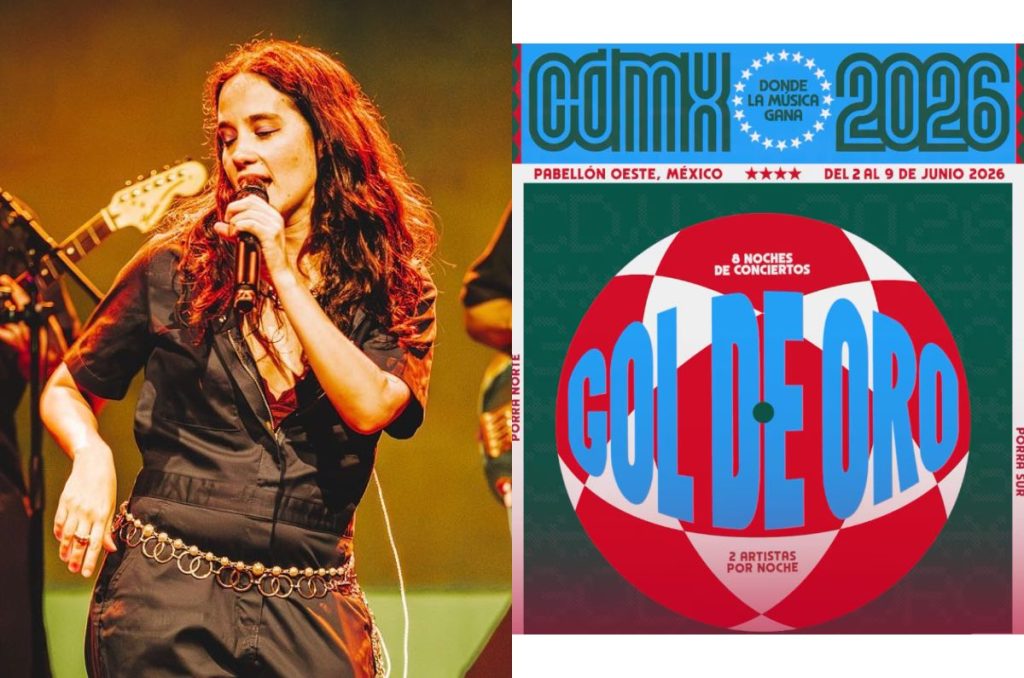 Gol de Oro Mundial 2026 conciertos CDMX Pabellón Oeste artistas y bandas confirmadas boletos