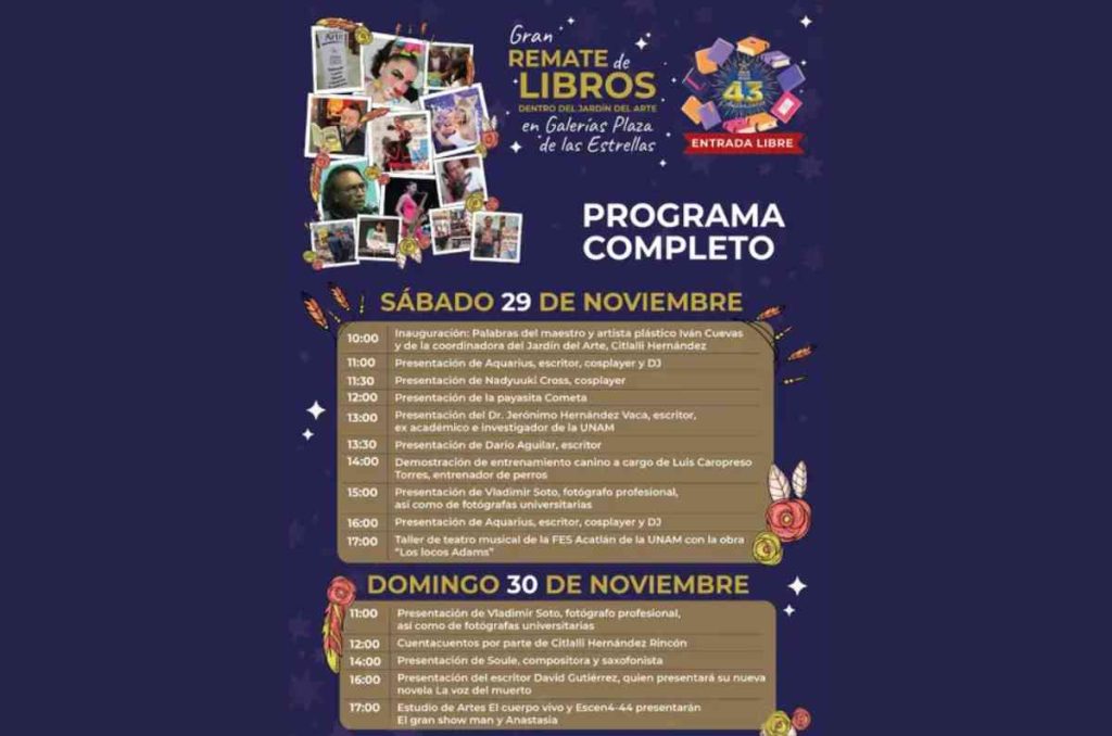 Gran Remate de Libros 2025 del Jardín del Arte en Plaza de las Estrellas