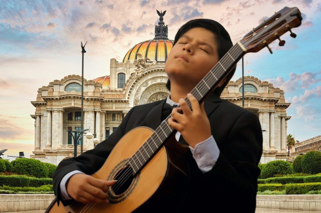Joven guitarrista de 12 años tocará en Bellas Artes ¡Por $75 pesos!