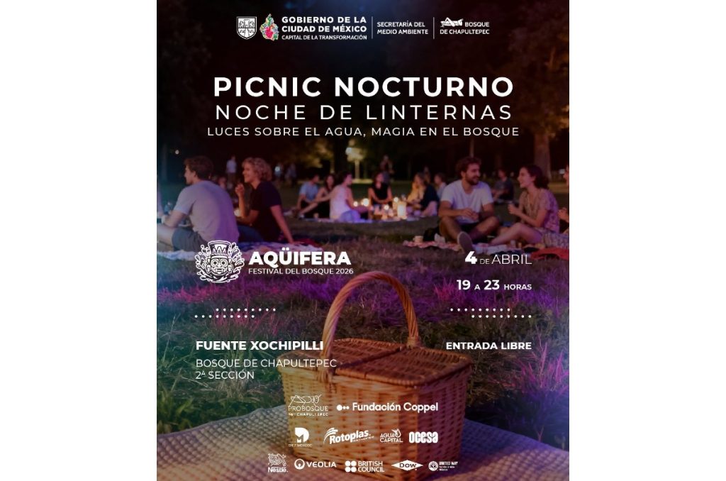 Picnic Nocturno Festival del Bosque de Chapultepec gratis fecha horario y ubicación segunda sección 2026