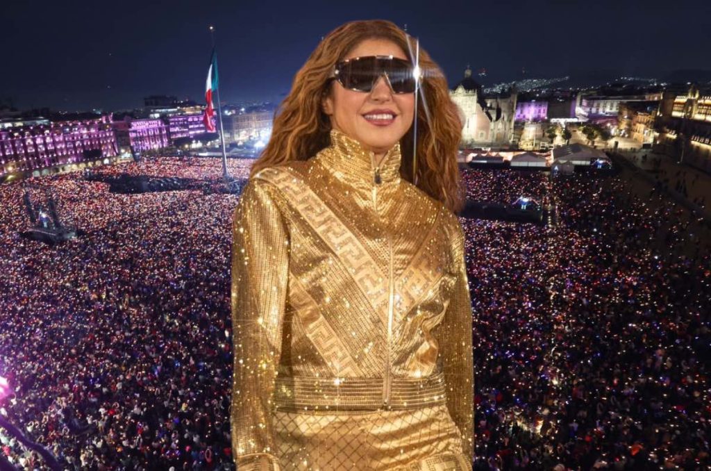 ¡Shakira bate récord en el Zócalo con 400 mil asistentes!