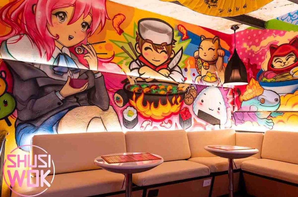 ShusiWok: el restaurante asiático más Kawaii y rosa de Chapultepec