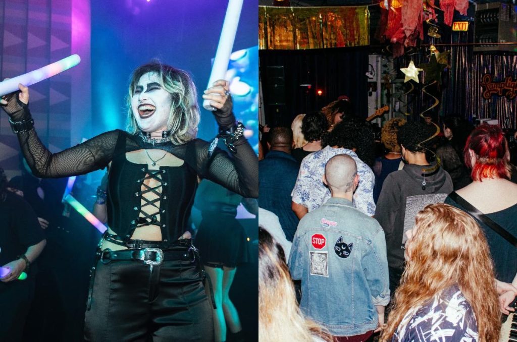 Sonidero gótico fiesta y baile cumbia rock en colonia Roma CDMX 2026